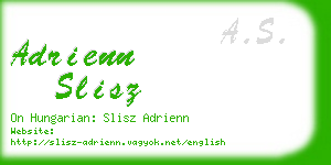 adrienn slisz business card